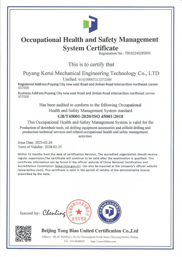 002职业健康体系认证英文版